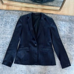 Theory size 2 navy blazer